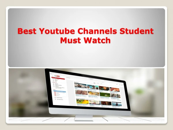 Top 5 Youtube Channels for Education