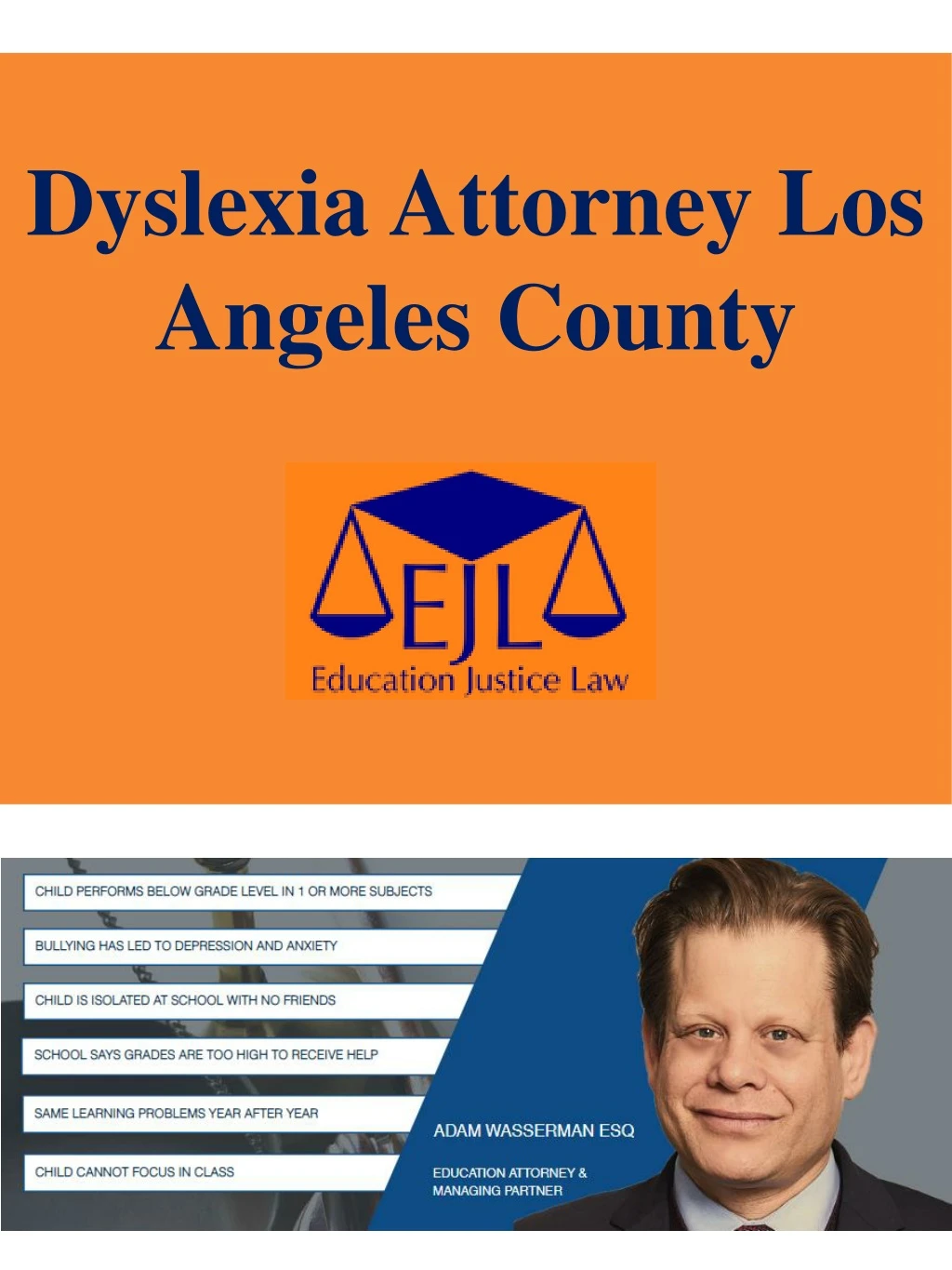 dyslexia attorney los angeles county