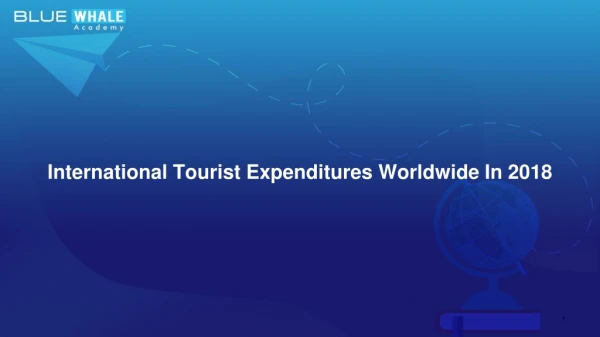 International Tourist Expenditures Worldwide In 2018