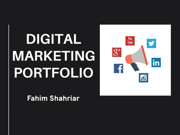 digital marketing portfolio