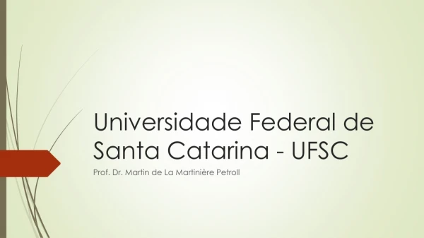 Universidade Federal de Santa Catarina - UFSC