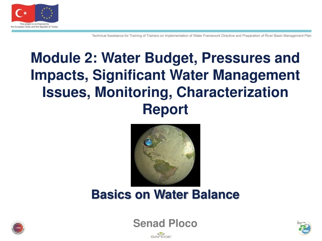 mo dule 2 water budget pressures and impacts