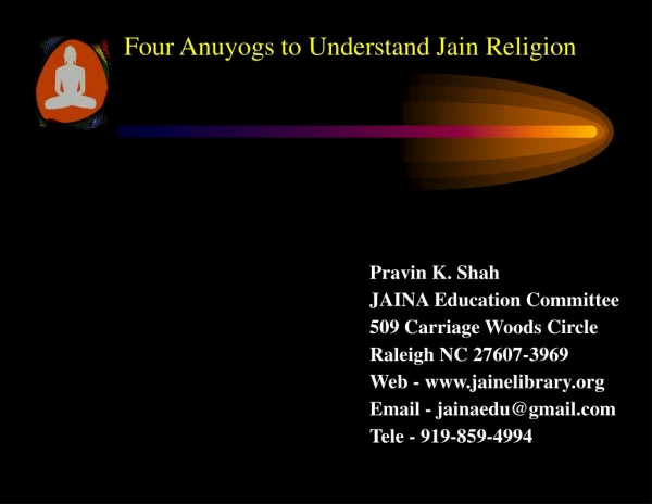Four Anuyogs to Understand Jain Religion