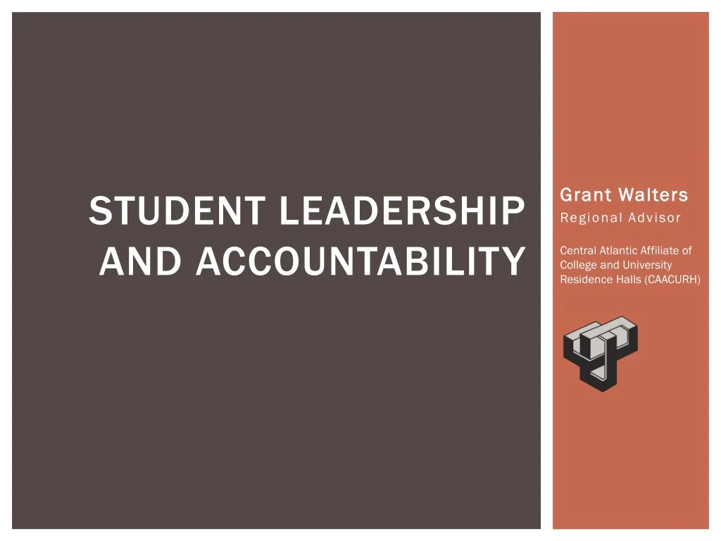 student leadership and accountability