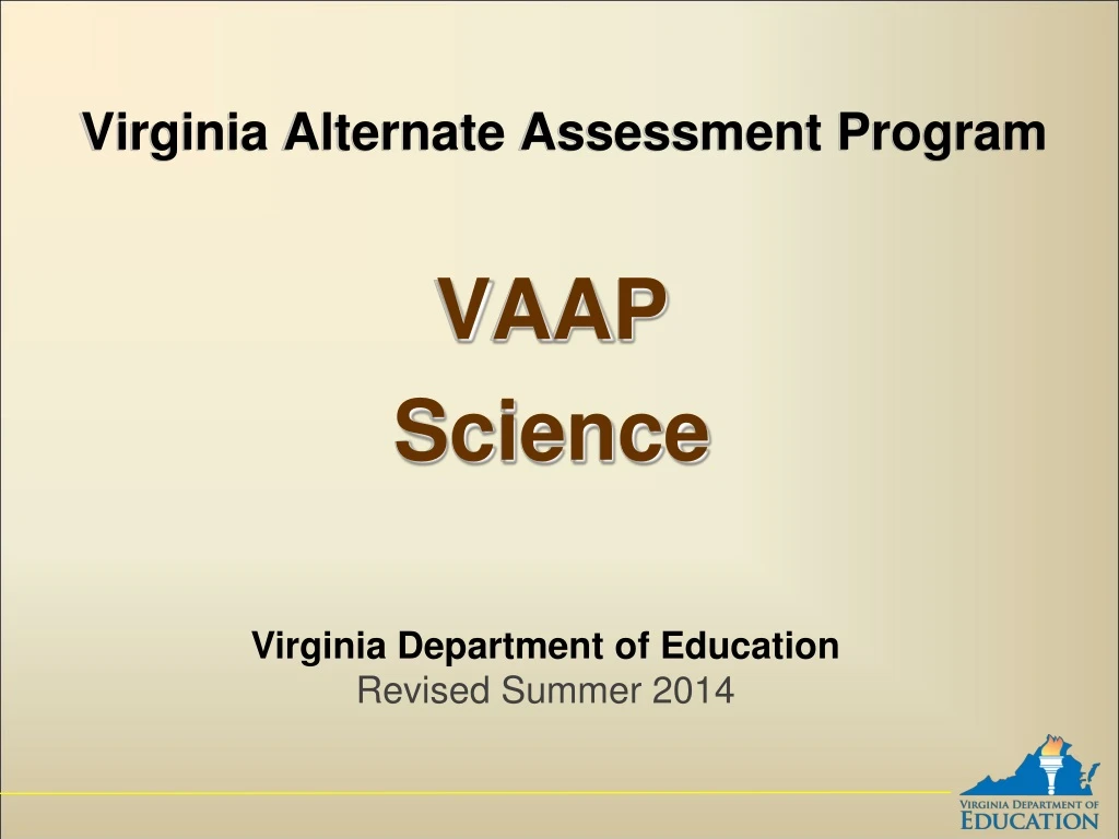 virginia alternate assessment program