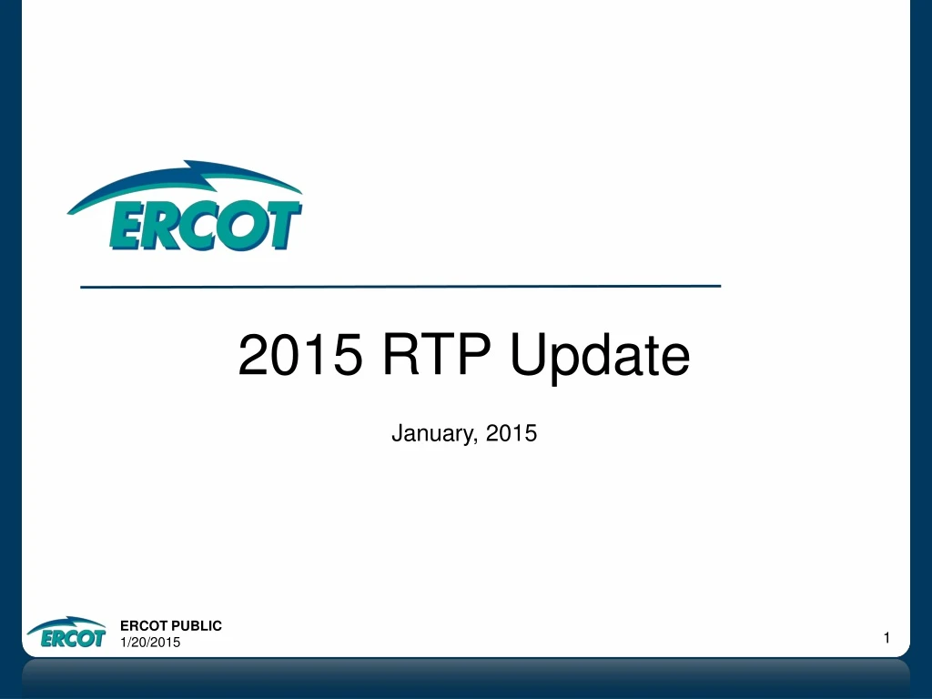 2015 rtp update january 2015