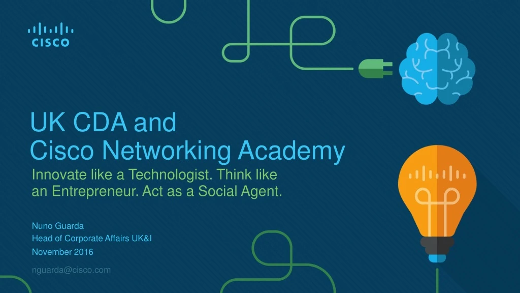 uk cda and cisco networking academy