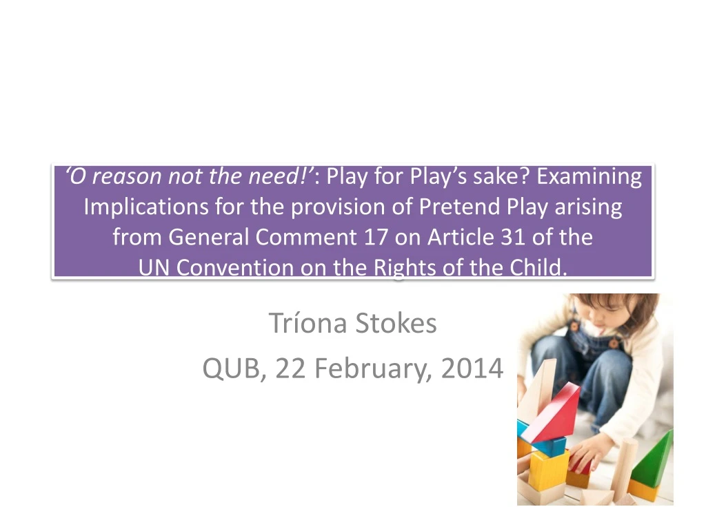 tr ona stokes qub 22 february 2014