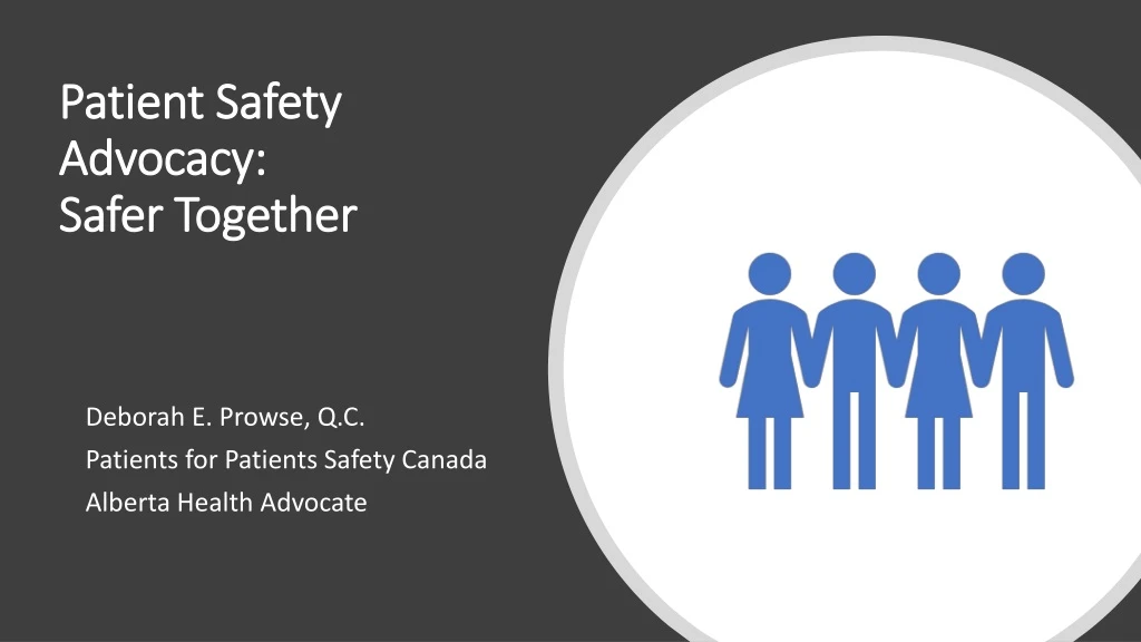 patient safety advocacy safer together