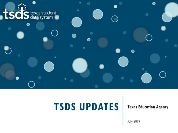 TSDS UPDATEs