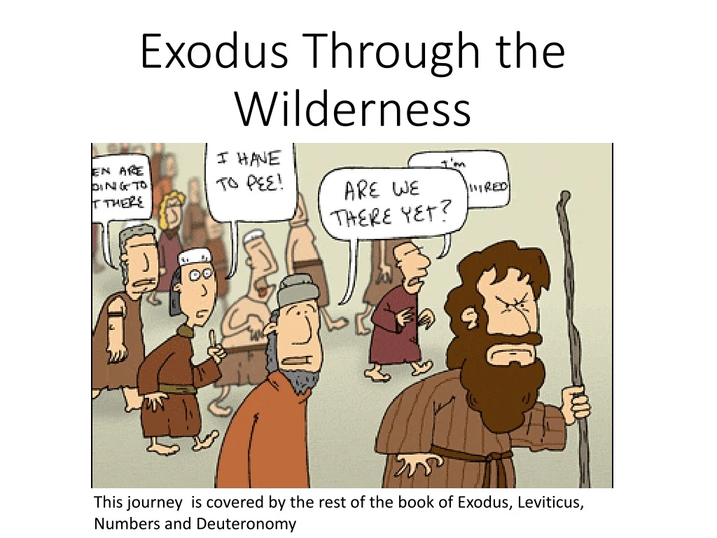 exodus through the wilderness