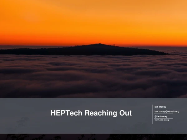 HEPTech Reaching Out
