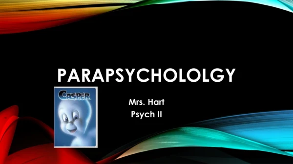 Parapsychololgy