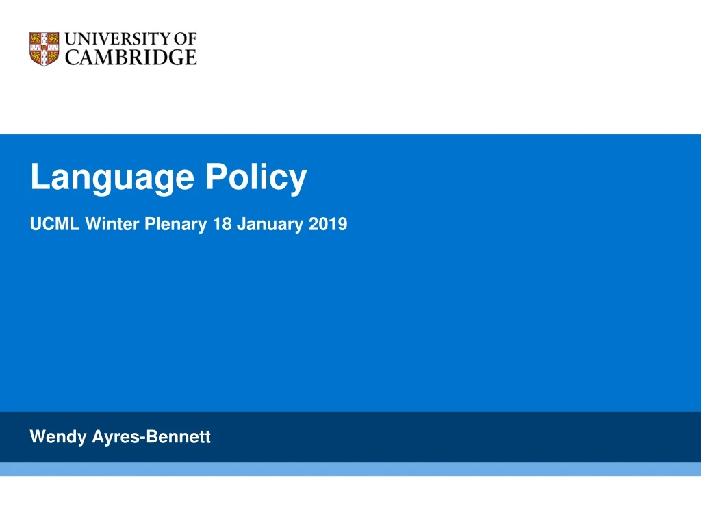 language policy