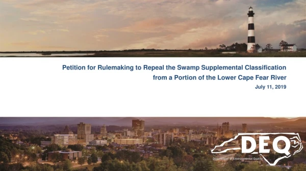 Petition for Rulemaking to Repeal the Swamp Supplemental Classification