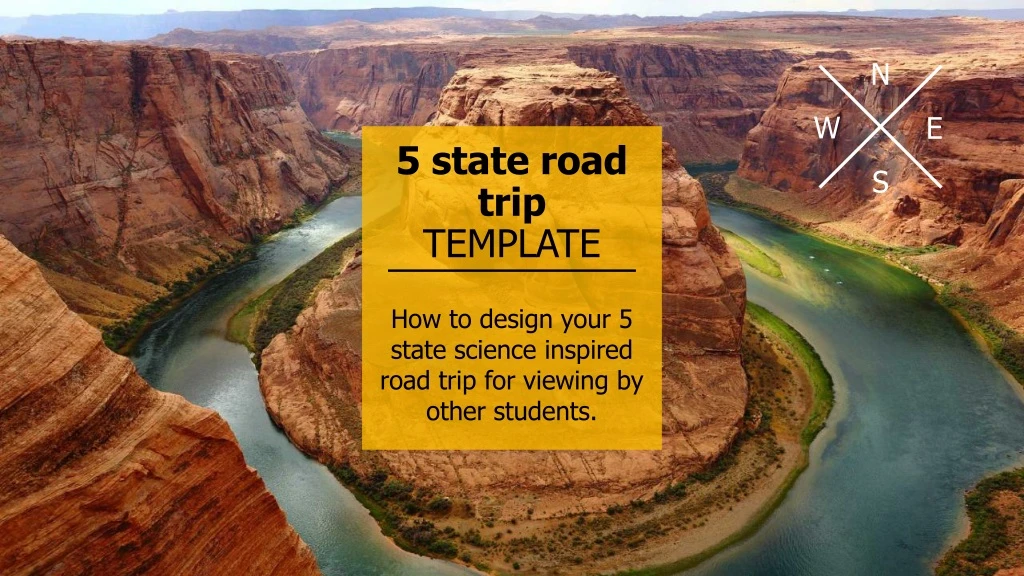 5 state road trip template