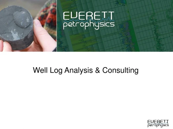 Well Log Analysis &amp; Consulting
