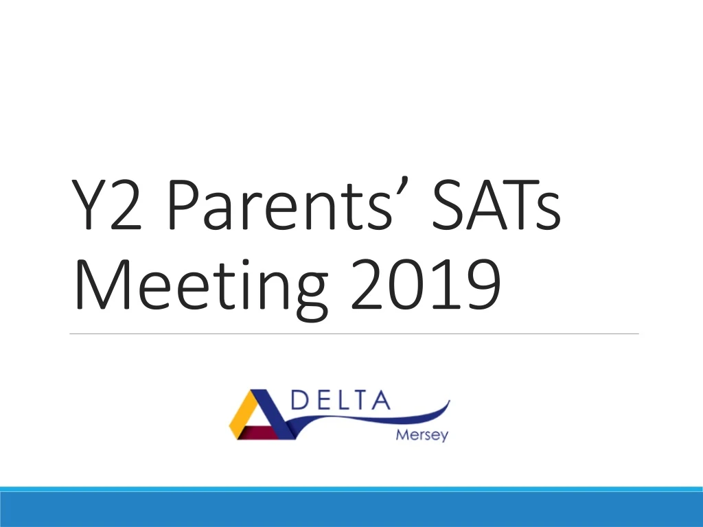 y2 parents sats meeting 2019