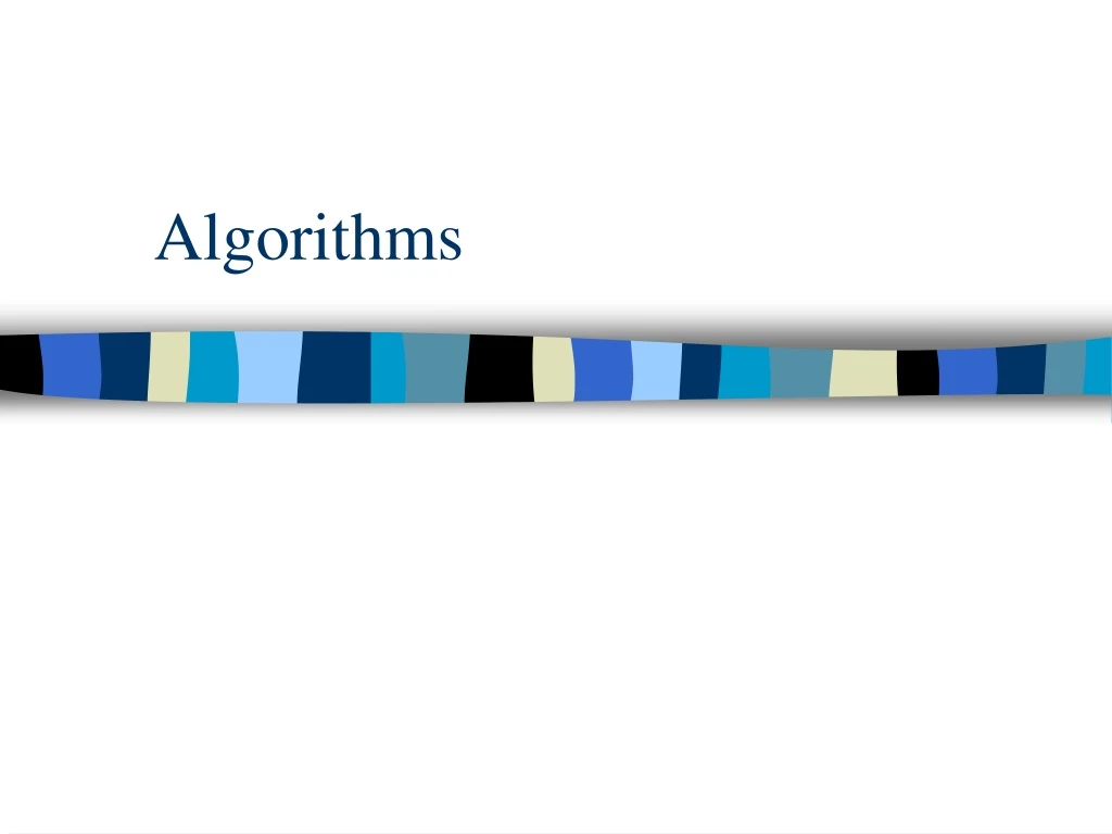 algorithms