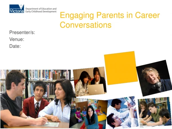 Engaging Parents in Career Conversations