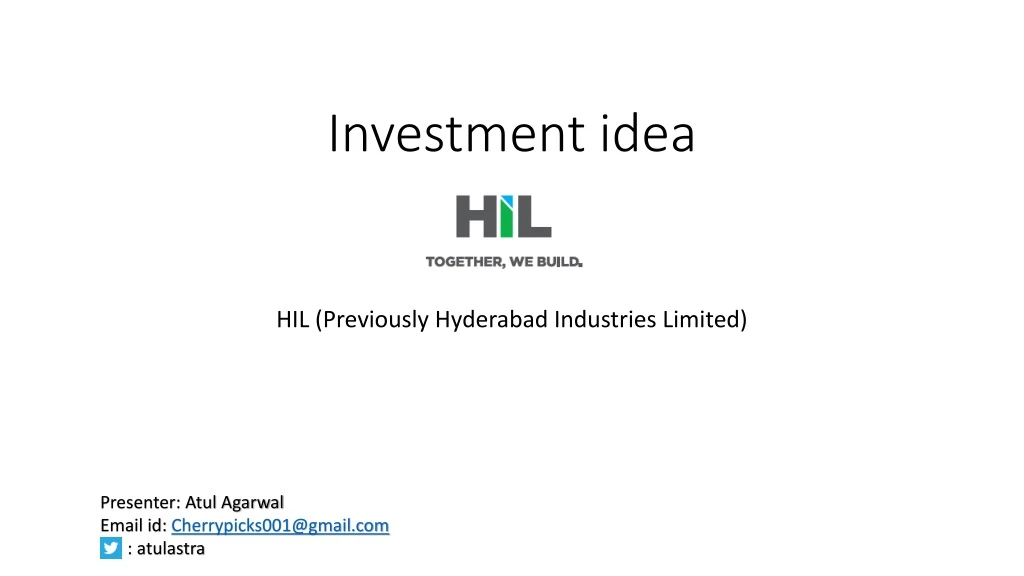 investment idea