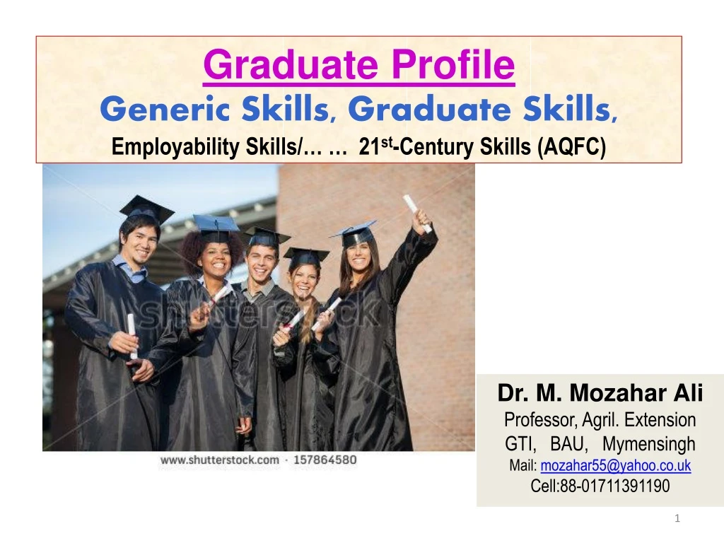 graduate profile generic skills graduate skills employability skills 21 st century skills aqfc