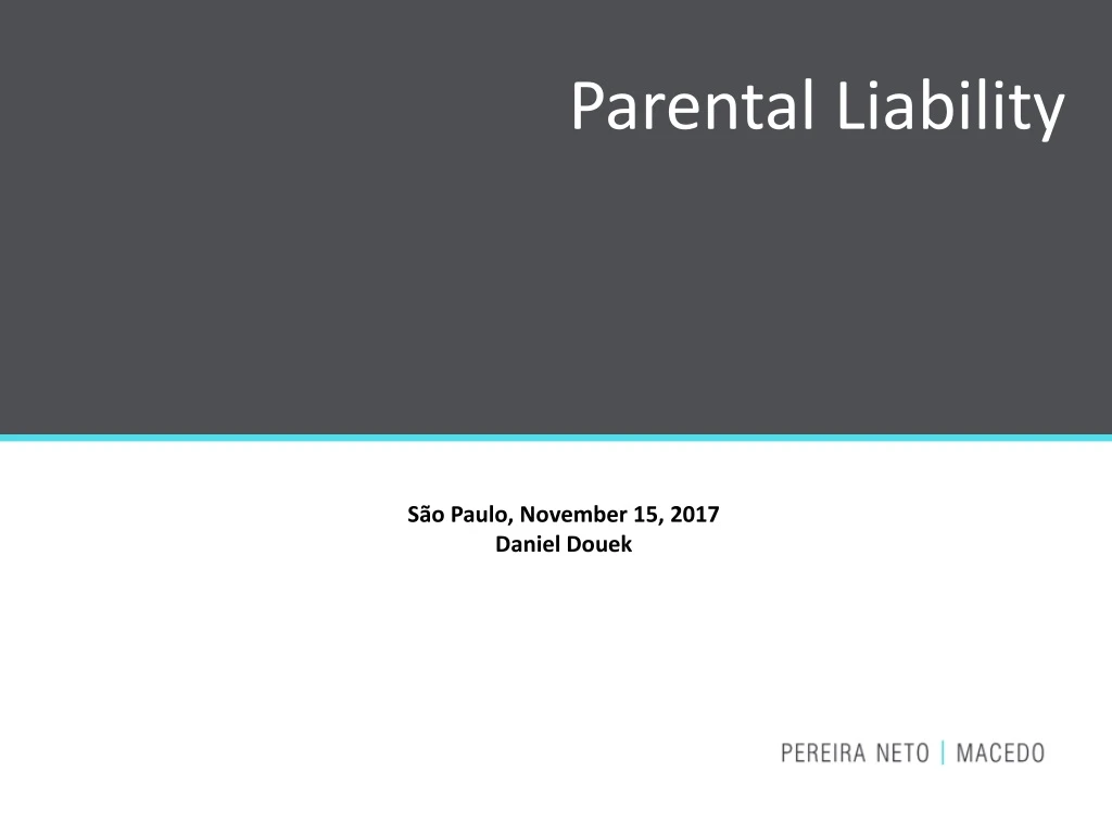 parental liability