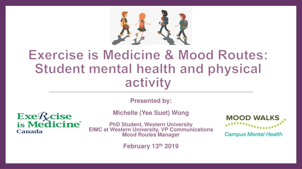 exercise is medicine mood routes student mental health and physical activity