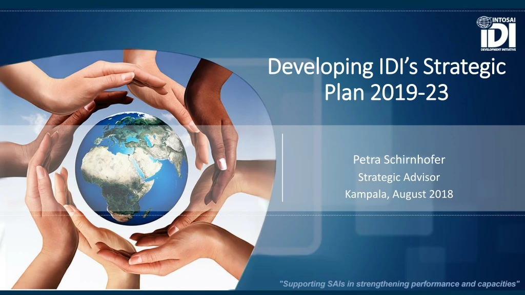 developing idi s strategic plan 2019 23