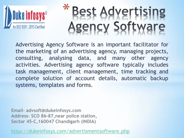 Best Advertising Agency software | Advertising Management Software