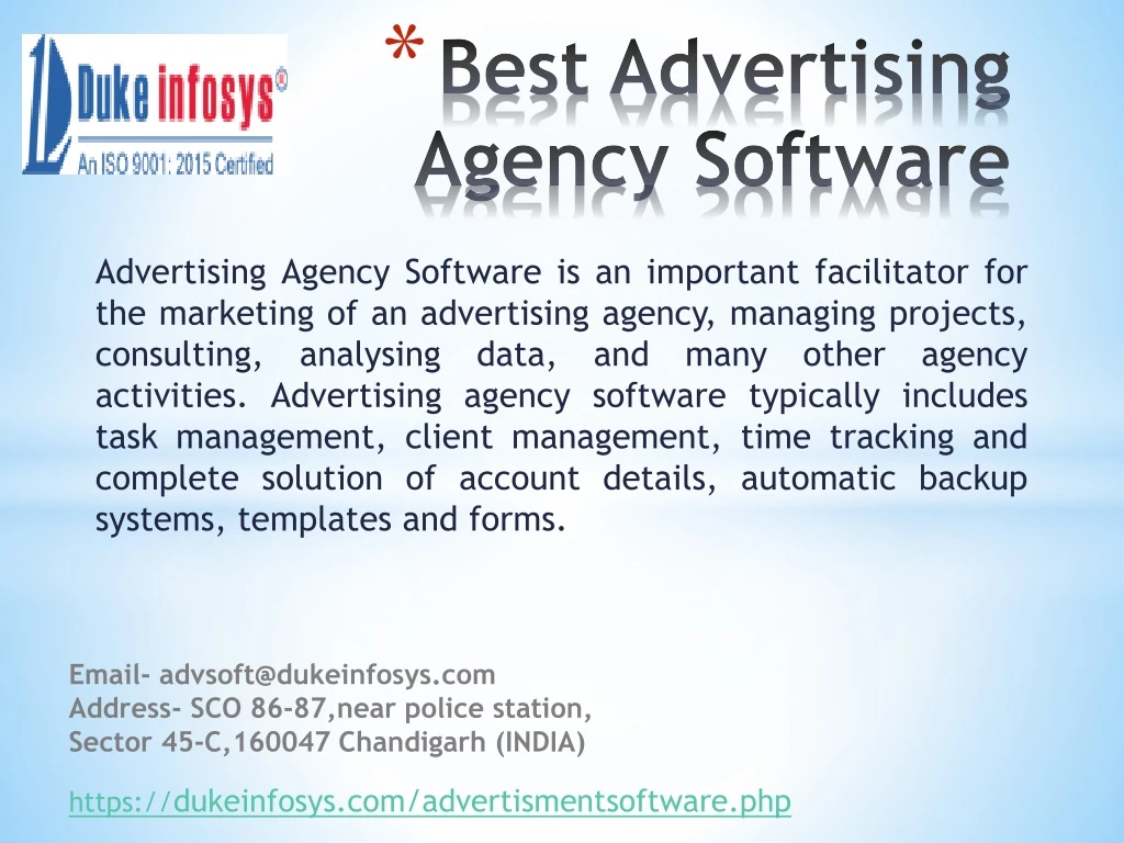 best advertising agency software