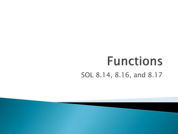 Functions