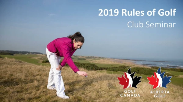 MODERNISED RULES OF GOLF