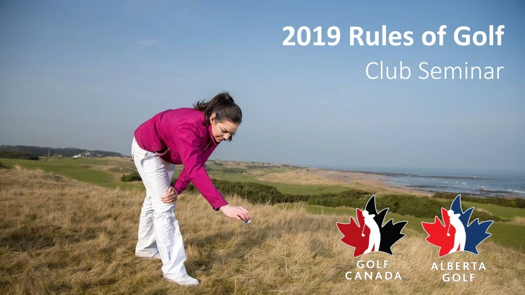 2019 rules of golf club seminar