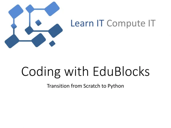 Coding with EduBlocks