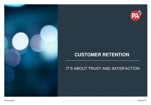 Customer retention
