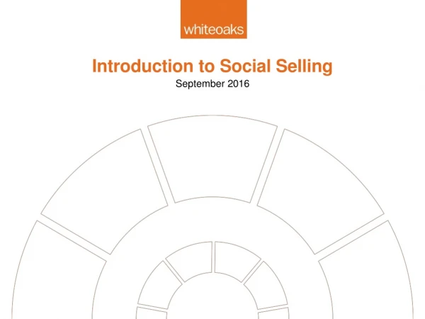 Introduction to Social Selling September 2016