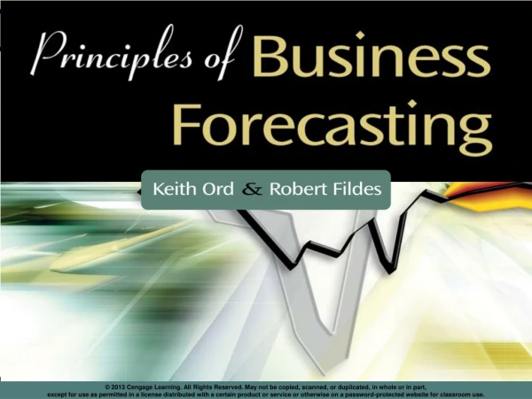Chapter 10: Advanced Methods of Forecasting*