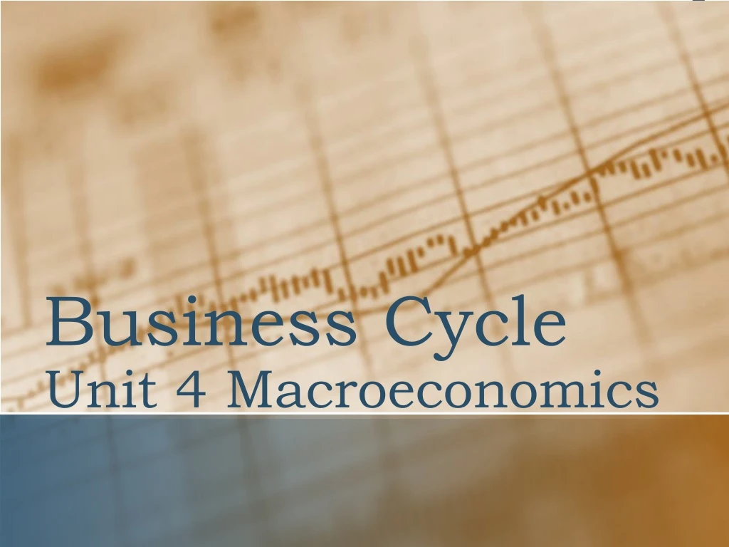 business cycle unit 4 macroeconomics