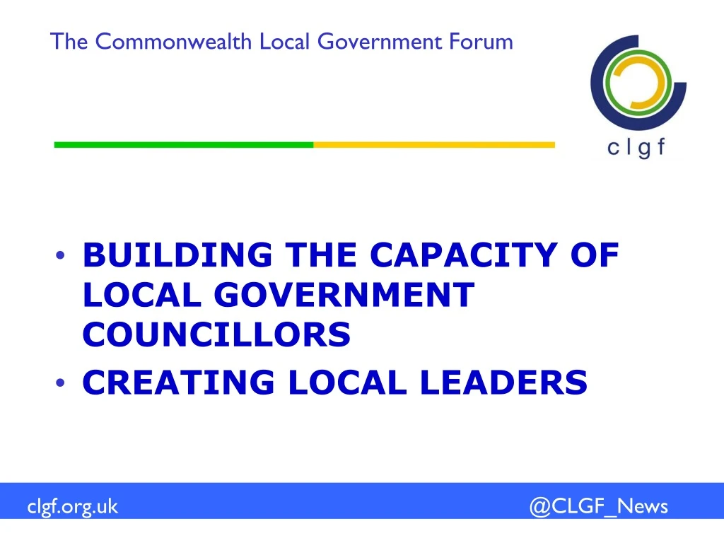 the commonwealth local government forum