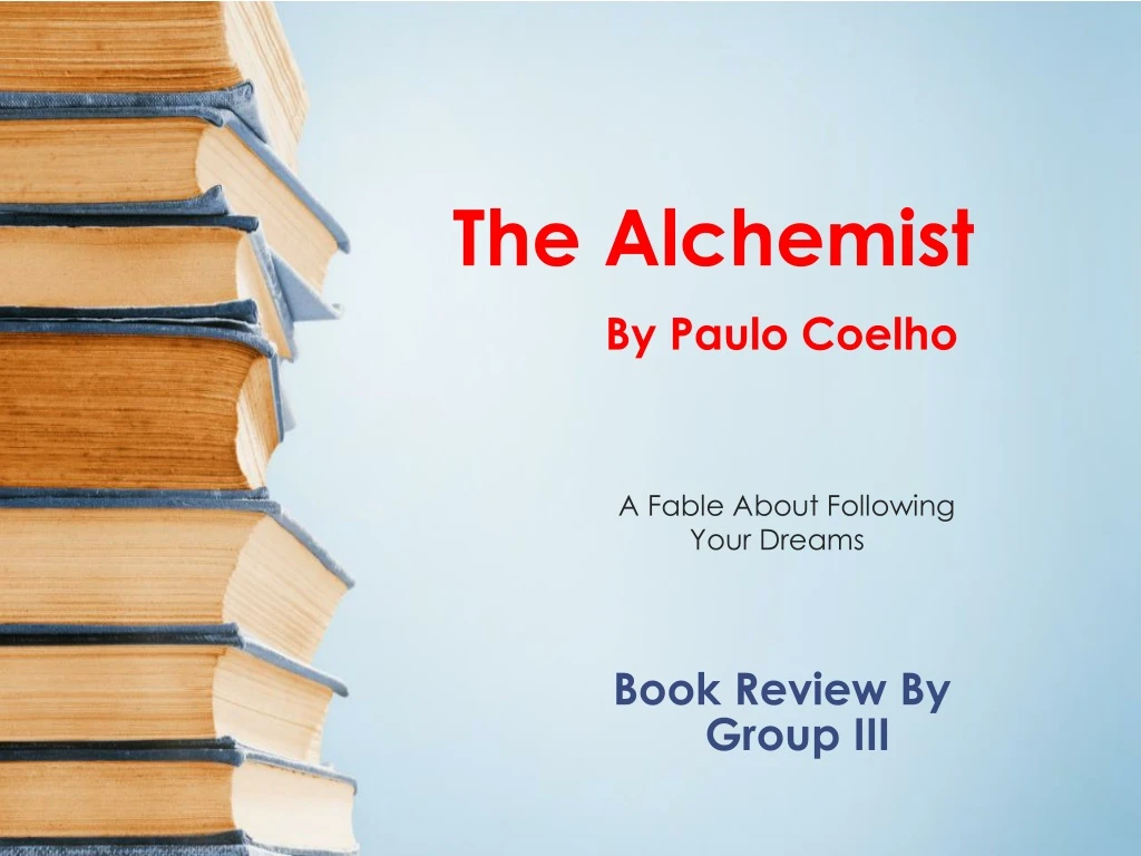 the alchemist by paulo coelho