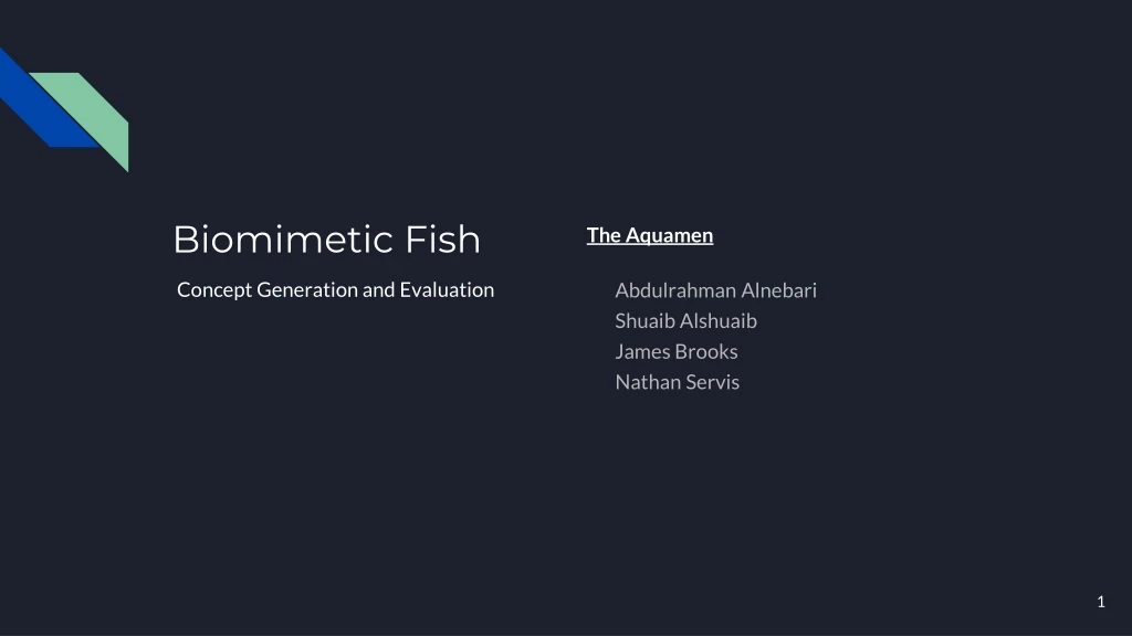 biomimetic fish