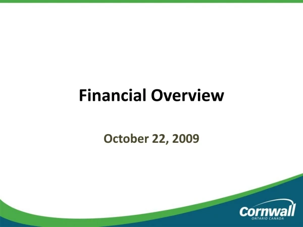Financial Overview