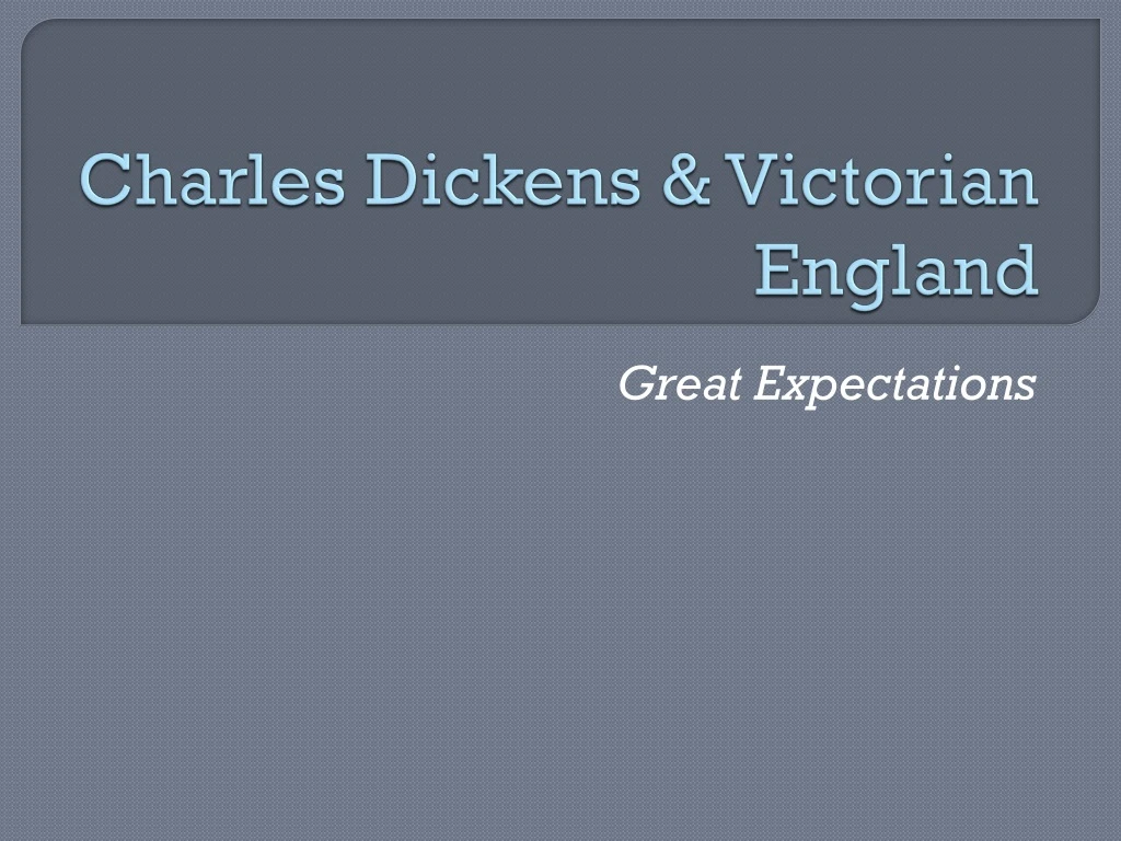 charles dickens victorian england