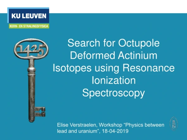 Search for Octupole Deformed Actinium Isotopes using Resonance Ionization Spectroscopy