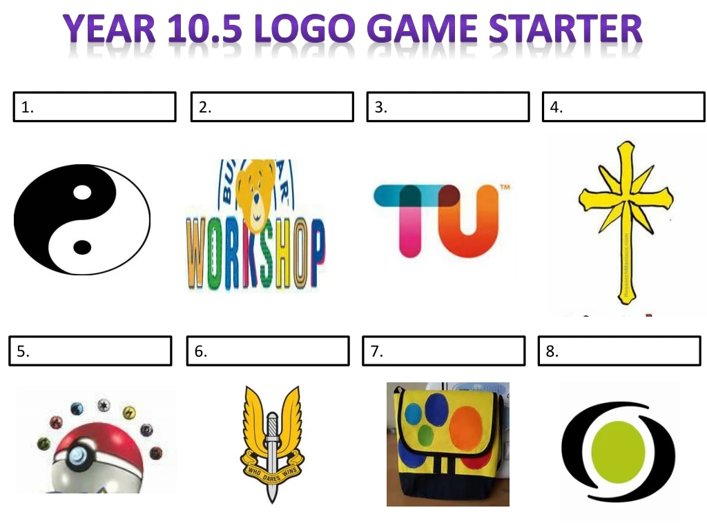 year 10 5 logo game starter