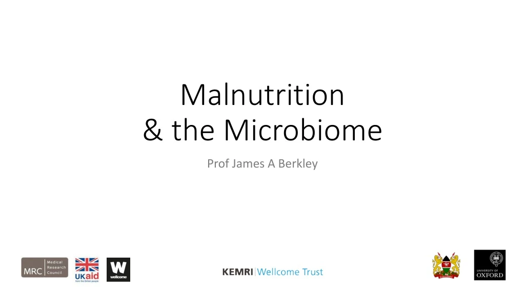 malnutrition the microbiome