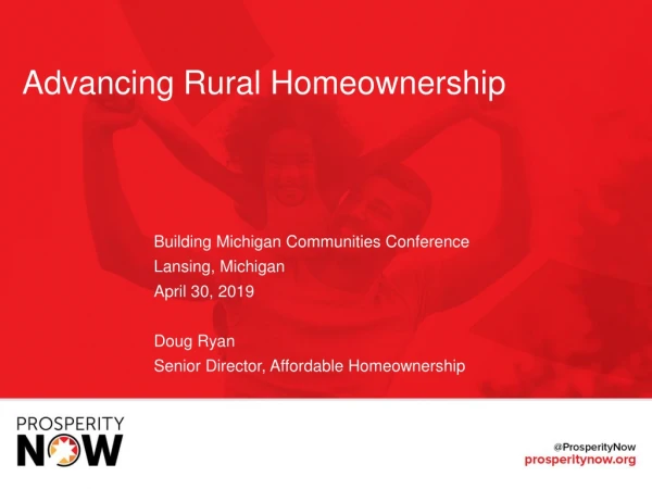 Advancing Rural Homeownership