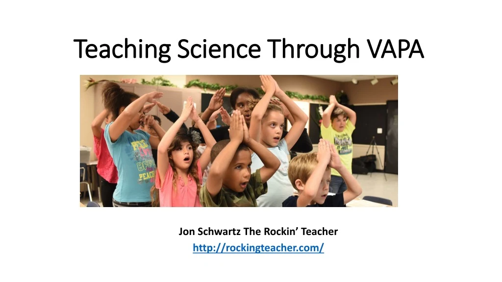 teaching science through vapa