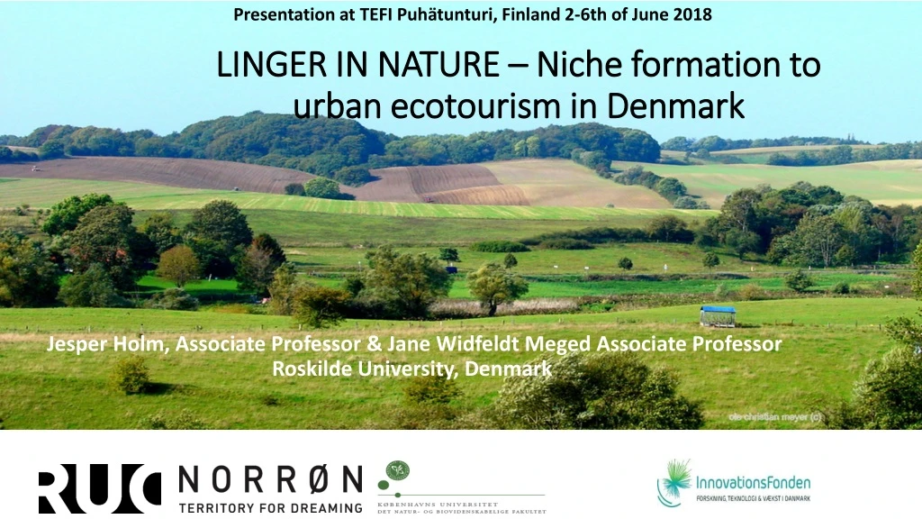linger in nature niche formation to urban ecotourism in denmark